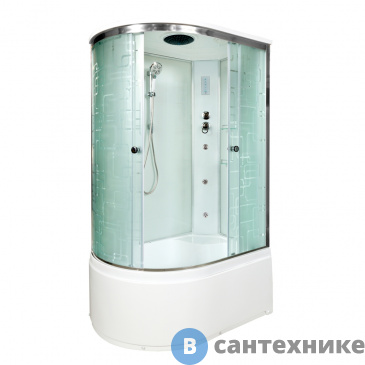 картинка Душевая кабина AvaCan EM 4511 R с гидромассажем и электрикой (EM4511RGM+EL)