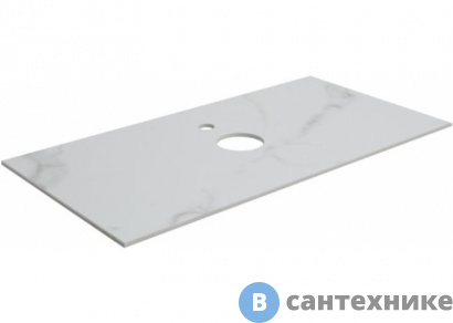 картинка Столешница Aquanet Nova Lite 90 цв. мрамор AB01 (257613)