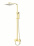 Душевая стойка BelBagno LUCE LUC-VSCM-ORO со смесителем для ванны, верхним и ручным душем, золото