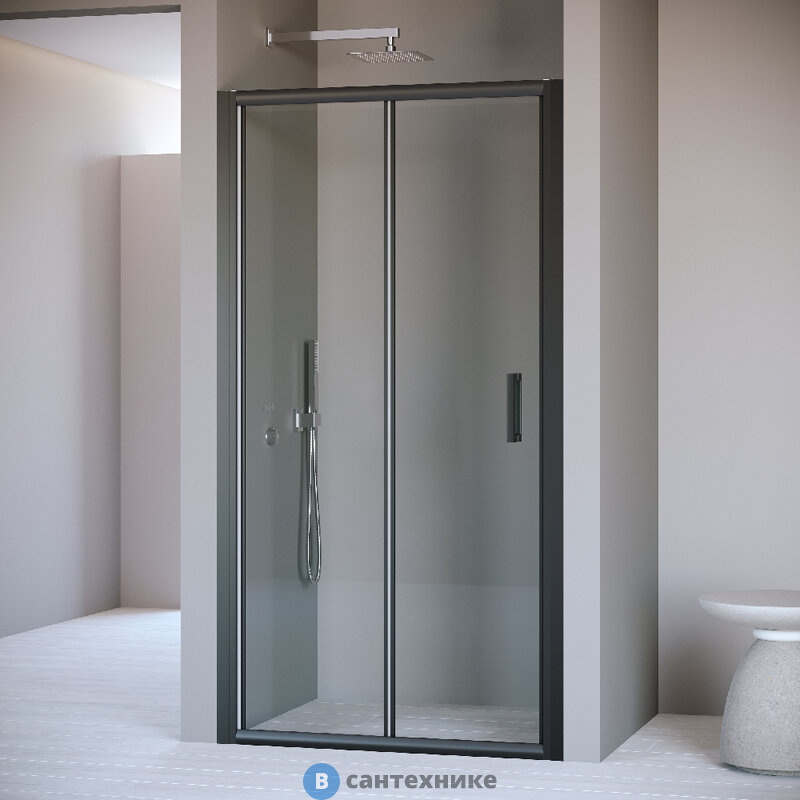 Душевая дверь RGW PA-21B 120*190 Чёрный/ Прозрачное (06082112-14)