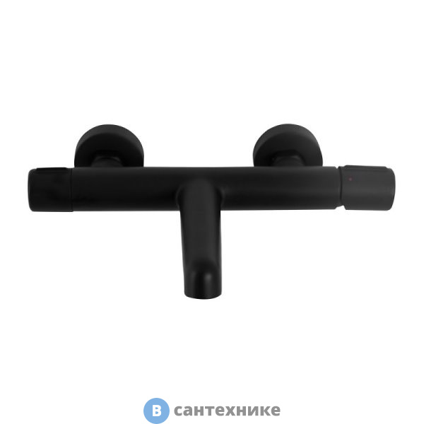 Смеситель BelBagno UNO UNO-VASM-NERO для ванны и душа, чёрный