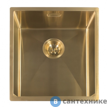 картинка Кухонная мойка Reginox Miami 40x40 Gold 3,5" PVD (R30714)
