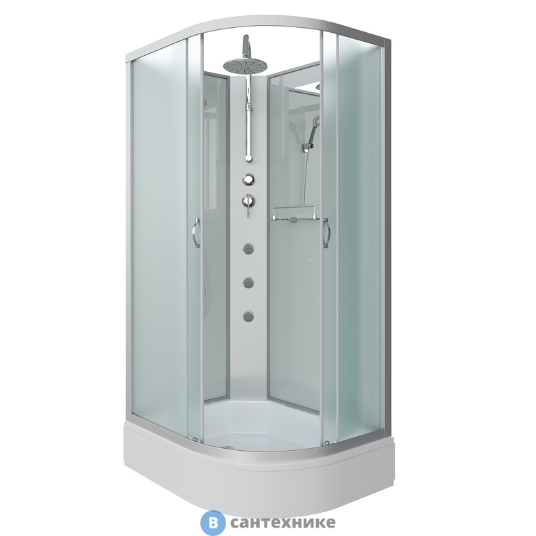 Душевая кабина Niagara NG-33194-14LBKTG (1100х900х2150)