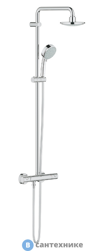 Душевая стойка Grohe 27922000 New Tempesta Cosmopolitan 160 с термостатом для душа
