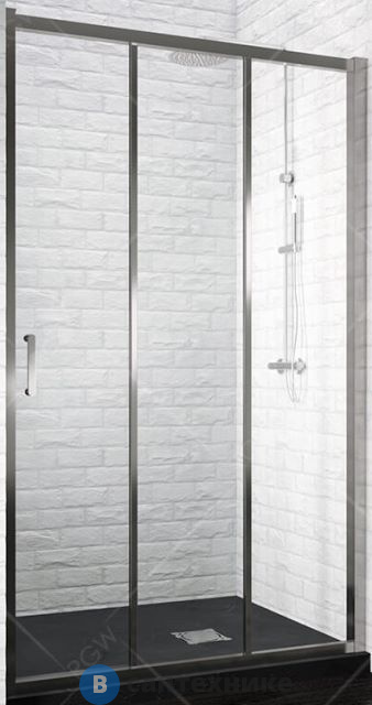 Душевая дверь RGW PA-13 130*195 хром/прозрачное/5 мм (06081313-11)