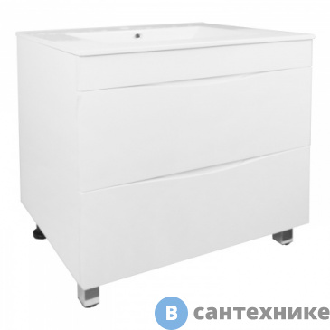 картинка Тумба Loranto Santorini 70 с раковиной Эридан 70 (Кирамин) (CS00097090)