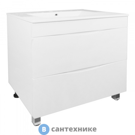 Тумба Loranto Santorini 70 с раковиной Эридан 70 (Кирамин) (CS00097090)