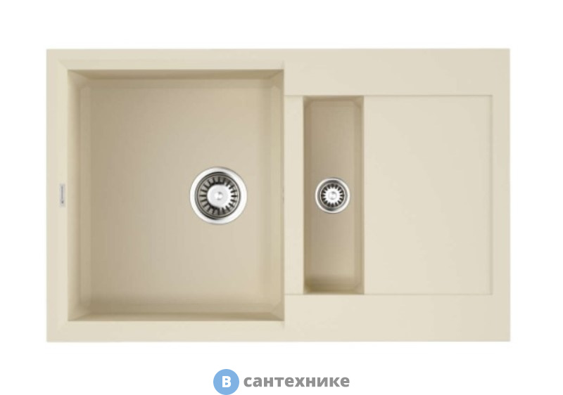 Кухонная мойка OMOIKIRI Sakaime 78-2-BE ваниль (4993115)