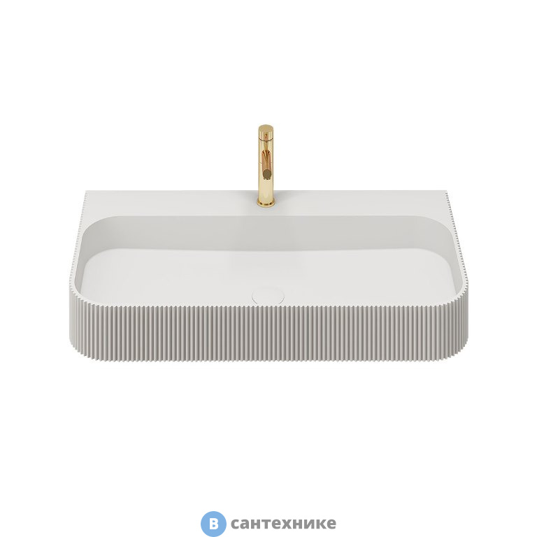 Раковина Vincea VWB-6SG75MW, 750*460*120, подвесная, белый матовый