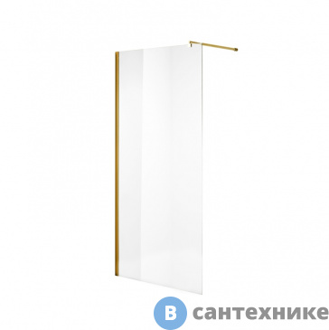 картинка Душевая перегородка Niagara NG-643-11 gold (110x195)