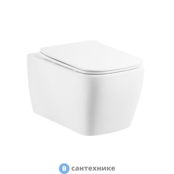 Унитаз BelBagno VENETO BB132CHR безободковый, без сиденья