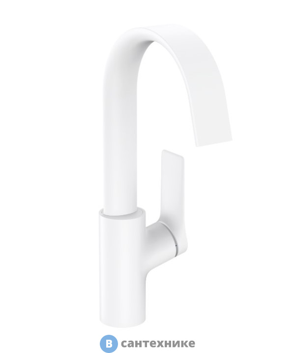 Смеситель Hansgrohe 75030700 Vivenis для раковины, белый матовый