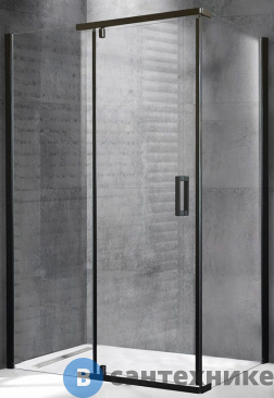 картинка Душевой уголок Royal Bath RB HPVD-T-BL 130х100х185 (прозрачное) (RB1130HPVD-T-BL), без поддона