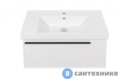 картинка Тумба под раковину La Fenice Elba Bianco 80 см белая матовая (FNC-01-ELB-B-80)