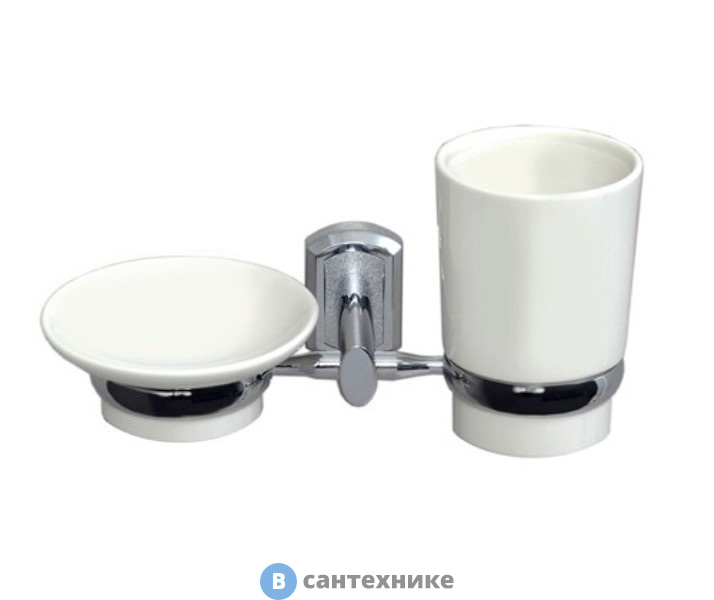 Держатель стакана и мыльницы WasserKRAFT K-28126