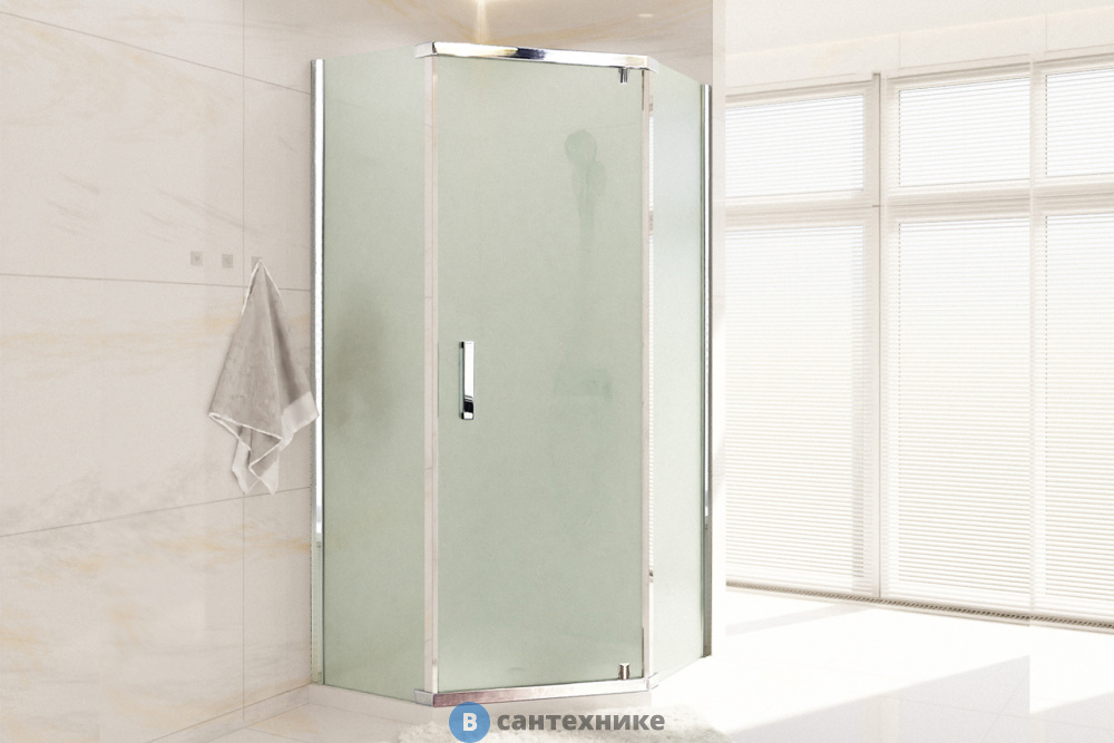 Душевой уголок Royal Bath RB 1085TR-C-CH  85х100х200 (матовое) (RB1085TR-C-CH)