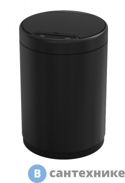 картинка Ведро WELTWASSER WW KIDY BL 9L Матовый черный