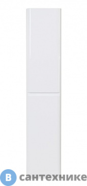 картинка Шкаф BelBagno ALBANO ALBANO-1600-2A-SC-BL-P подвесной с двумя распашными дверцами с доводчиками, с двумя полками, универсальный, Bianco Lucido, 320x320x1600