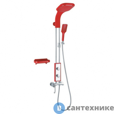 картинка Душевая стойка GLLON SF 1101-R красная (07011101-05)