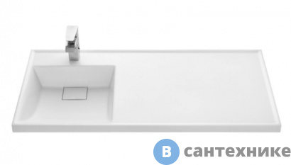 картинка Раковина Акватон Лондри 1050 лев, белая (1A72833KLH01L)