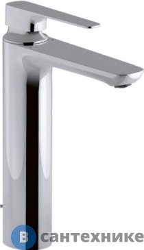 картинка Смеситель Jacob Delafon ALEO+ E72337-CP умывальник с донным клапаном (хром)