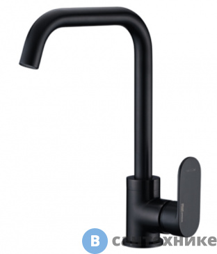 картинка Смеситель WasserKRAFT Elbe A7407 для кухни латунь, покрытие Soft-touch