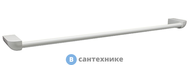 Штанга для полотенец WasserKRAFT Kammel K-8330 White металл, белая порошковая краска
