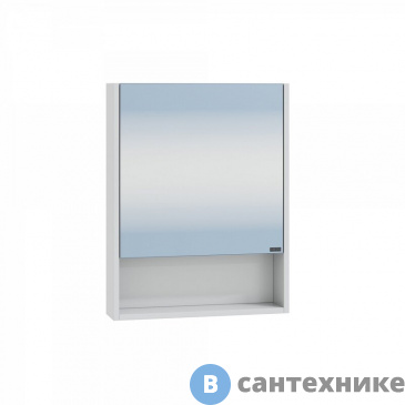 картинка Зеркальный шкаф СанТа Сити 50 универсальный НП (700336)
