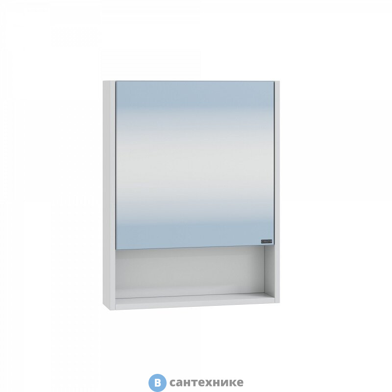 Зеркальный шкаф СанТа Сити 50 универсальный НП (700336)