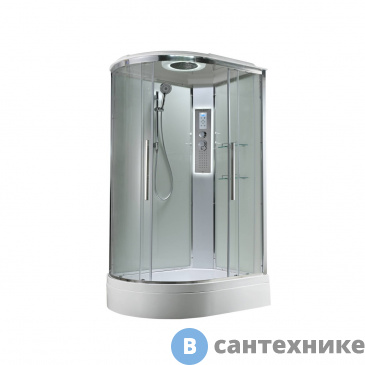 картинка Душевая кабина AvaCan EM3812RLEDT прозрачная (EM3812RLEDT)