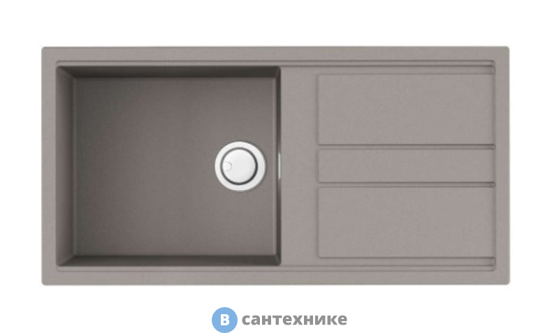 Кухонная мойка OMOIKIRI Kitagawa 100-GR grey (4993788)
