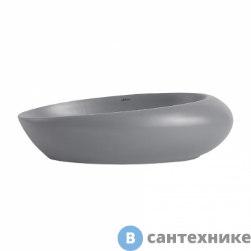 картинка Раковина ABBER Bequem AC2107MG серая матовая накладная