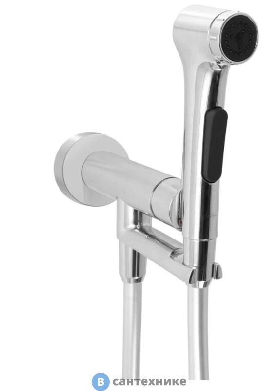 Смеситель Jacob Delafon E28317-CP Elate 2.0 с гигиеническим душем на одно отверстие, хром