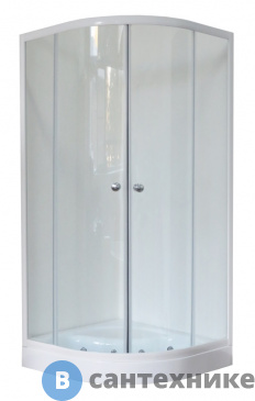 картинка Душевой уголок Royal Bath RB 100HK-T 1000x1000x2000 (прозрачное)