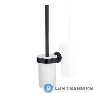 картинка Туалетный ёршик Decor Walther Basic WBG подвесной, чёрный матовый (531060)