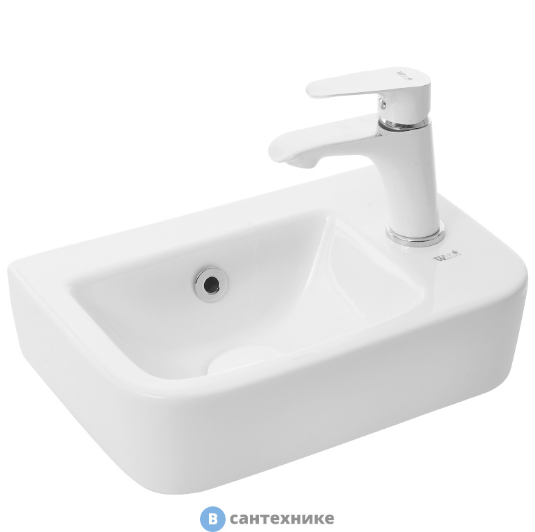 Раковина WELTWASSER AISBACH 10100 R подвесная (375х245х135)