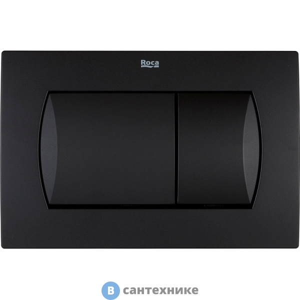 Клавиша смыва Roca 8901160B6 Active 62B, чёрный матовый