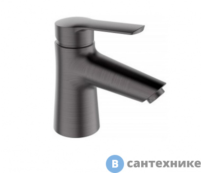 картинка Смеситель Orange Tony M54-021gr однозахватный для раковины, графит