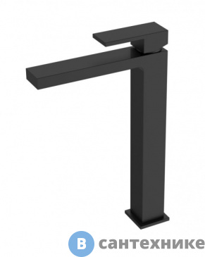 картинка Смеситель Agger Great A2812144 однозахватный чёрный, для накладной раковины