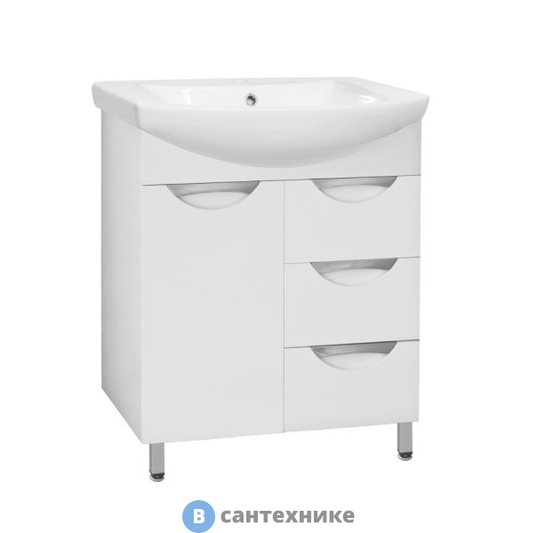Тумба под раковину Style line Жасмин-70 ( 3 ящика) (4650134471496)