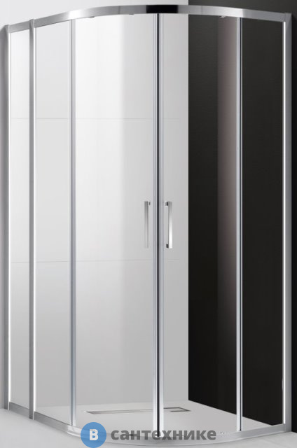 Душевой уголок Cezares MOLVENO-RH-2-110/90-C-Cr-IV 1100x900x1950, без поддона