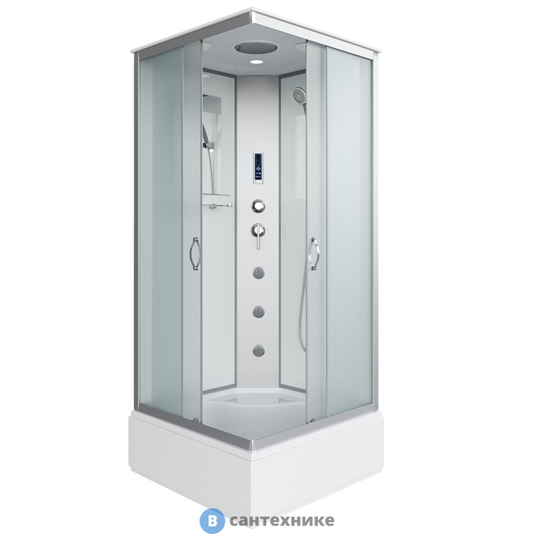 Душевая кабина Niagara NG-1108-14F (900х900х2150) средний поддон, стекло матовое