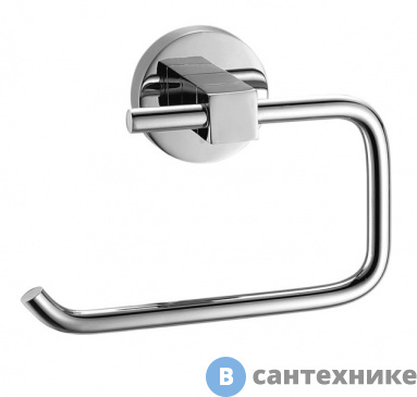 картинка Бумагодержатель AZARIO NESSY без крышки, хром (AZ-73110A)