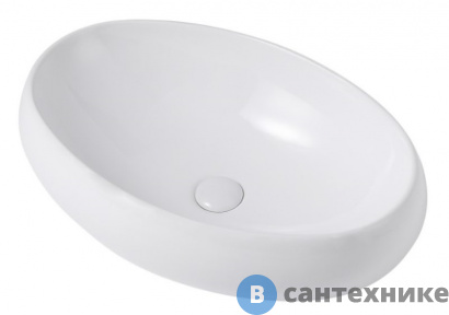 картинка Раковина ABBER Bequem AC2102 накладная белая