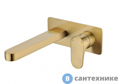 картинка Смеситель Boheme 455-BR для умывальника из стены SPECTRE bronze