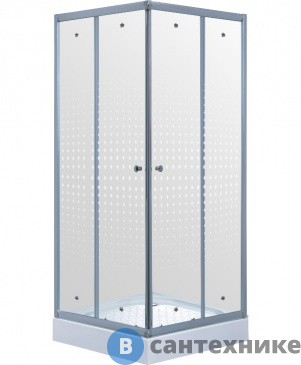 картинка Душевой уголок Timo TL-1102 Romb Glass (100*100*200)