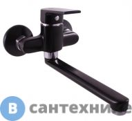 Смеситель Slezak RAV COLORADO CO101.5/23CMATC для кухни, чёрный матовый/хром