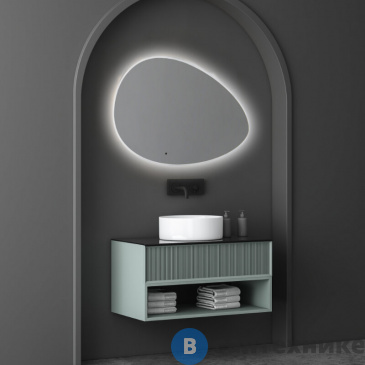 картинка Зеркало ABBER Kontur AG6301SC-0.92 с подсветкой, бесконтактный выключатель, диммер