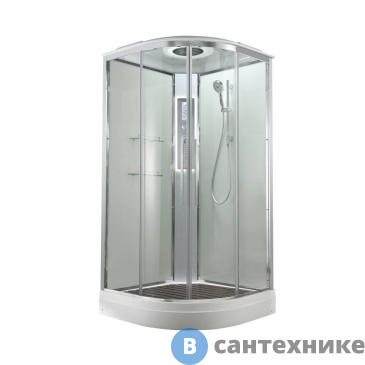 картинка Душевая кабина AvaCan EM2010LEDT прозрачная (EM2010LEDT)