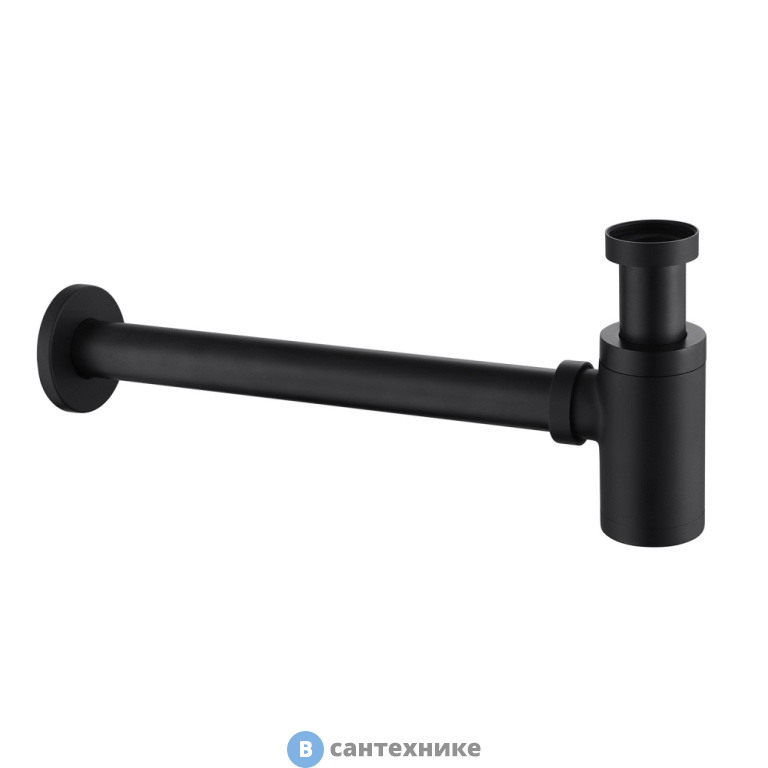 Сифон для раковины ABBER AF0030B чёрный матовый